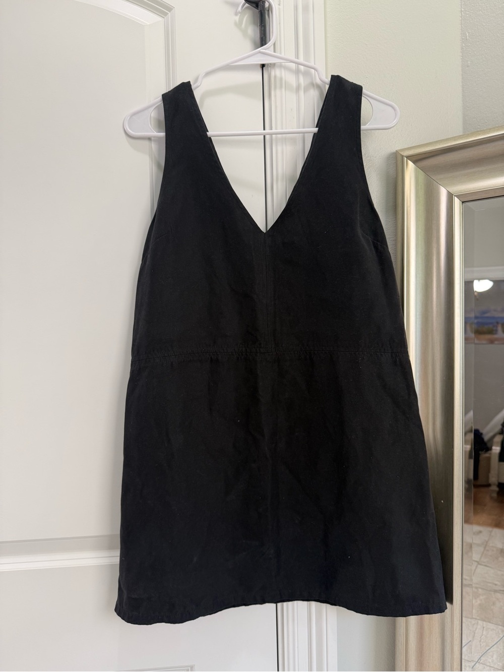 Kendall & Kylie Black V-Neck Mini Dress